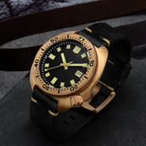 SAN MARTIN BRONZE "CAPTAIN WILLARD" 6105 TURTLE DIVER NH35 • BLUE | BLACK | GREEN