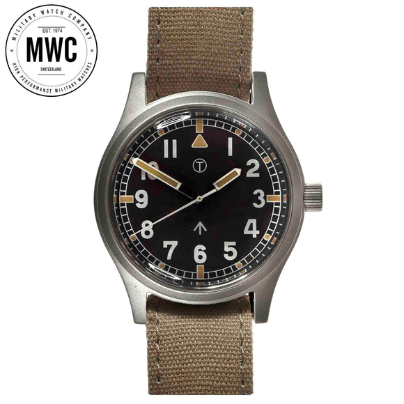 MWC SS GENERAL SERVICE NO LOGO WATCH WITH RETRO DIAL 1940s to 1960s