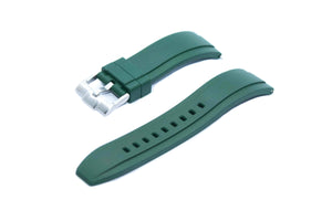 RUBBER FLUORO AP FLEXI-CURVED GREEN  • 20 | 22mm