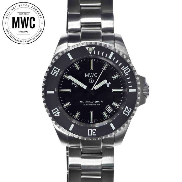 MWC SS MILITARY DIVER WITH TRITIUM GTLS 300M