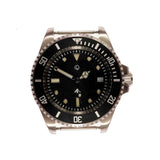 MWC SS MILITARY DIVER NO LOGO WATCH WITH SILVER ROUNDED MARKERS 300M