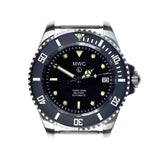 MWC SS MILITARY DIVER LOGO WATCH WITH SILVER ROUNDED INDICES 300M